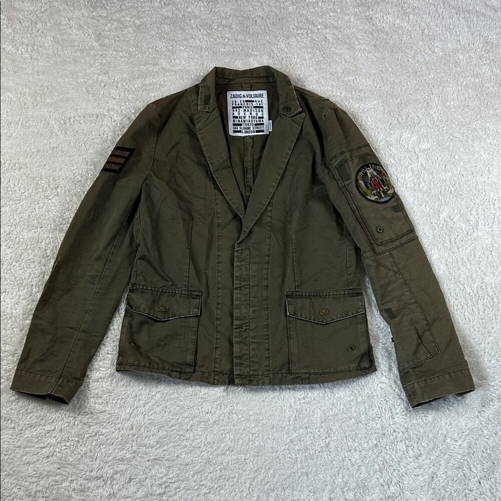 Zadig and Voltaire Virginia grunge jacket Large - Picture 4 of 10
